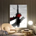 Demon Slasher Katana Poster